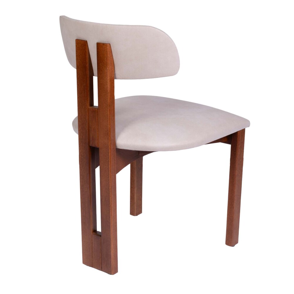 SILLA DE COMEDOR EUCALIPTO MARRON DORIA