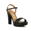 Sandalia Formal Mujer Vizzano Taco Alto Negro
