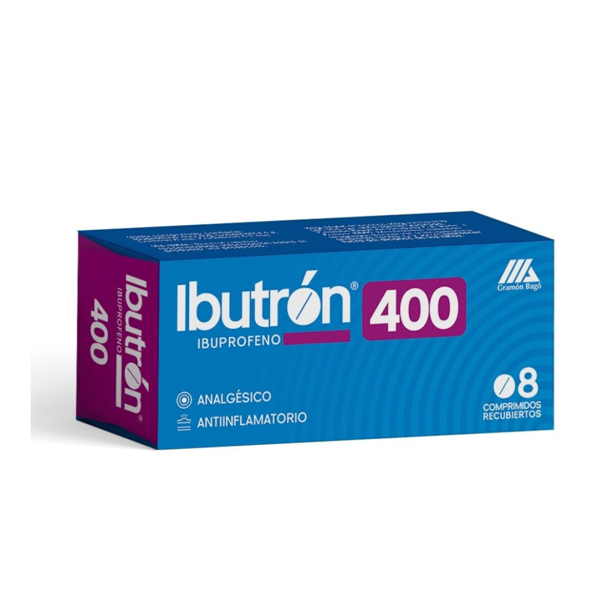 Ibutrón 400 mg 8 Comprimidos Recubiertos – Gramón Bagó 