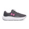 W CHARGED SURGE 4 - UNDER ARMOUR GRIS/ROSA