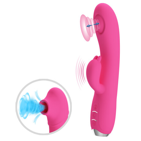 Regina Pretty Love Vibrador Pulsaciones Succión Rosa