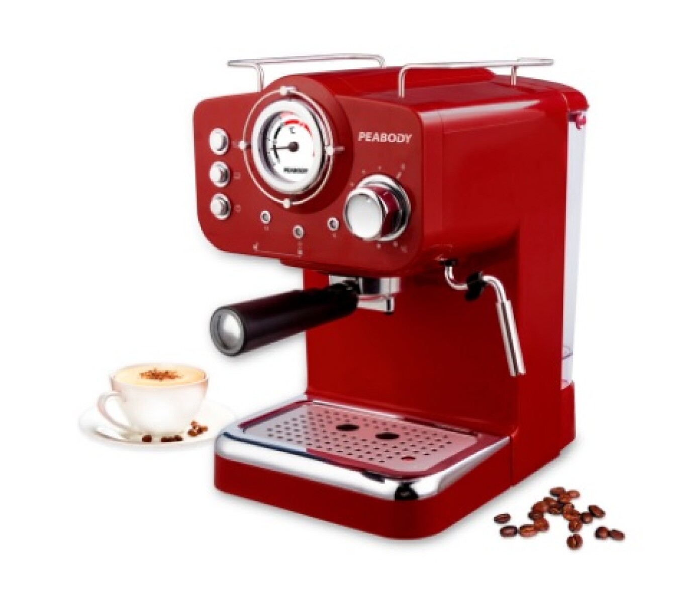 Cafetera Expresso 20 Bares PEABODY - Rojo 