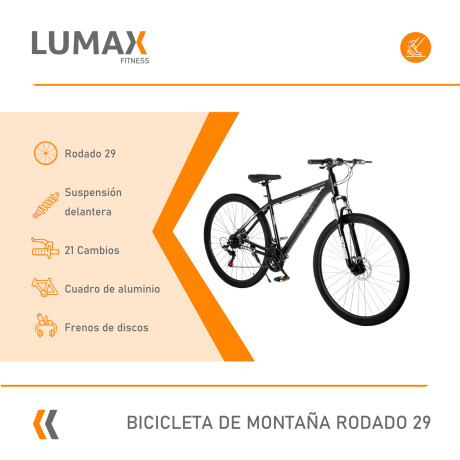 Bicicleta Montaña Bike Ruta R29 Freno Disco Acero Negro