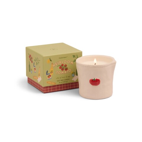 VELABIS8 Vela Aromática De Cerámica 8oz Paddywax - Heirloom Tomato