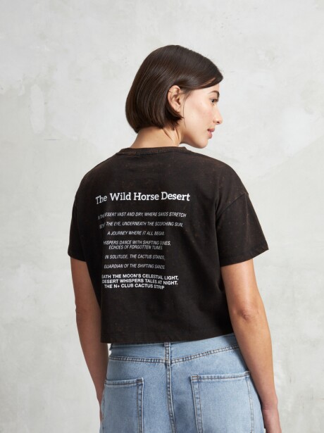 REMERA HINOJO NEGRO