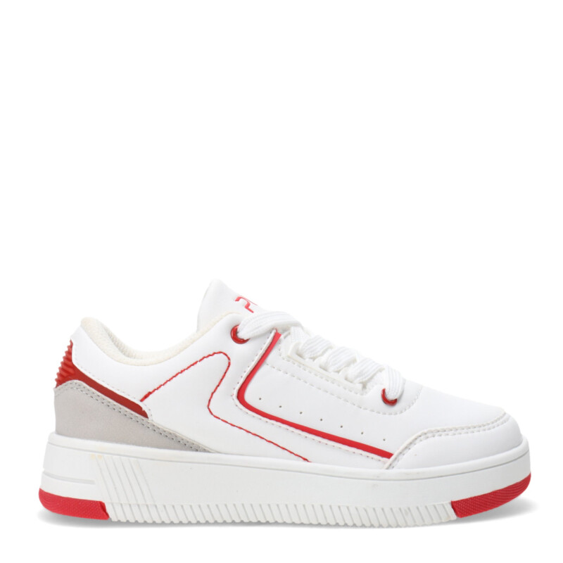 Championes Infantiles Push WUHU Blanco - Rojo