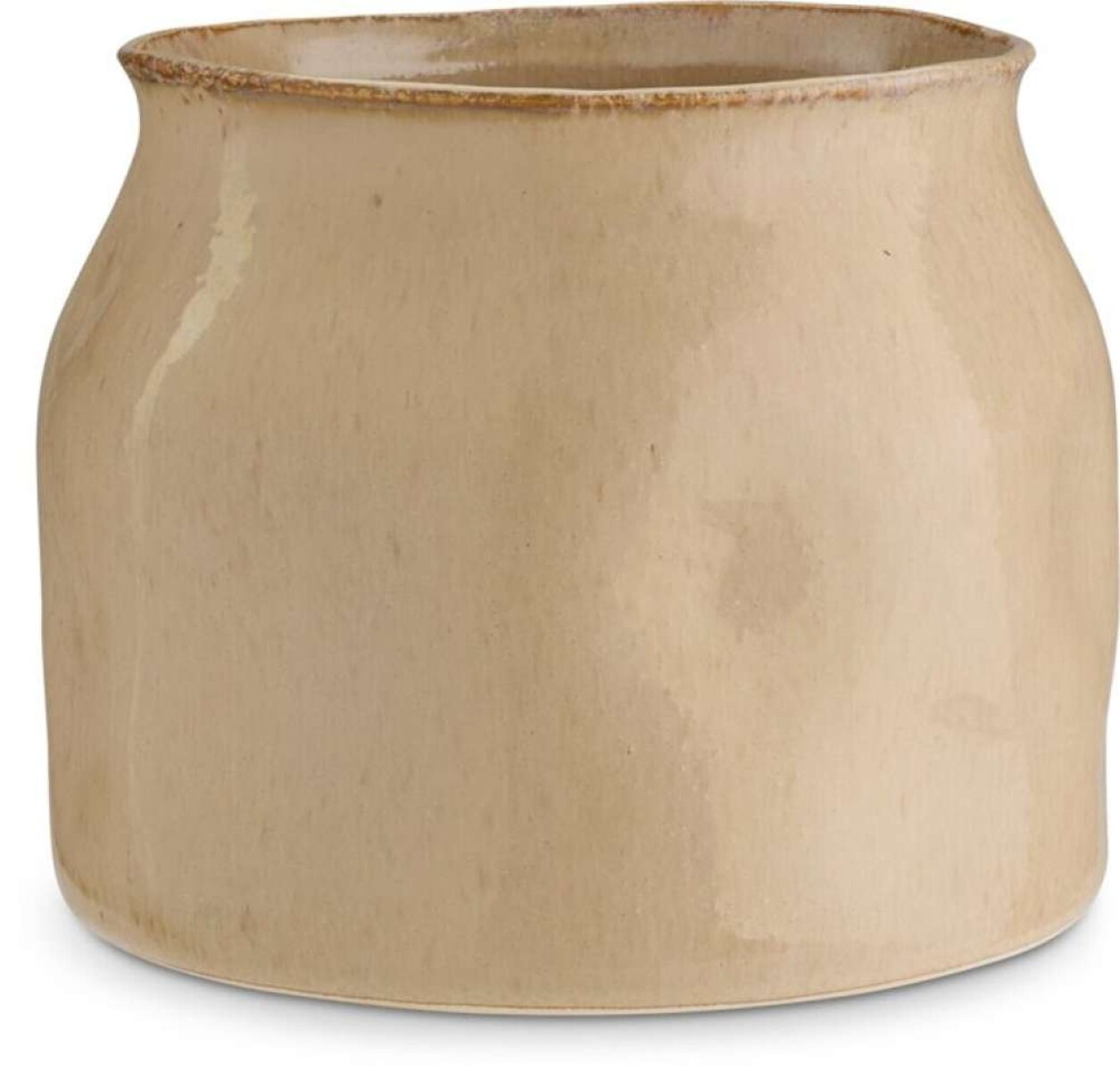 Maceta Rudolf Ø18Xh16 Cm - Almendra 