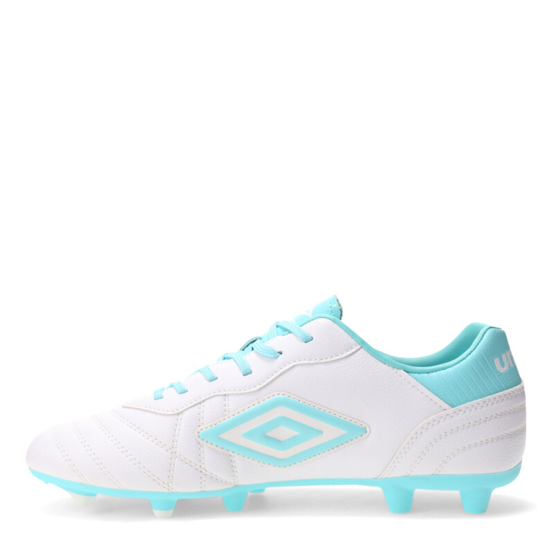 Championes de Fútbol 11 Hombre Umbro Touch FG Blanco - Celeste