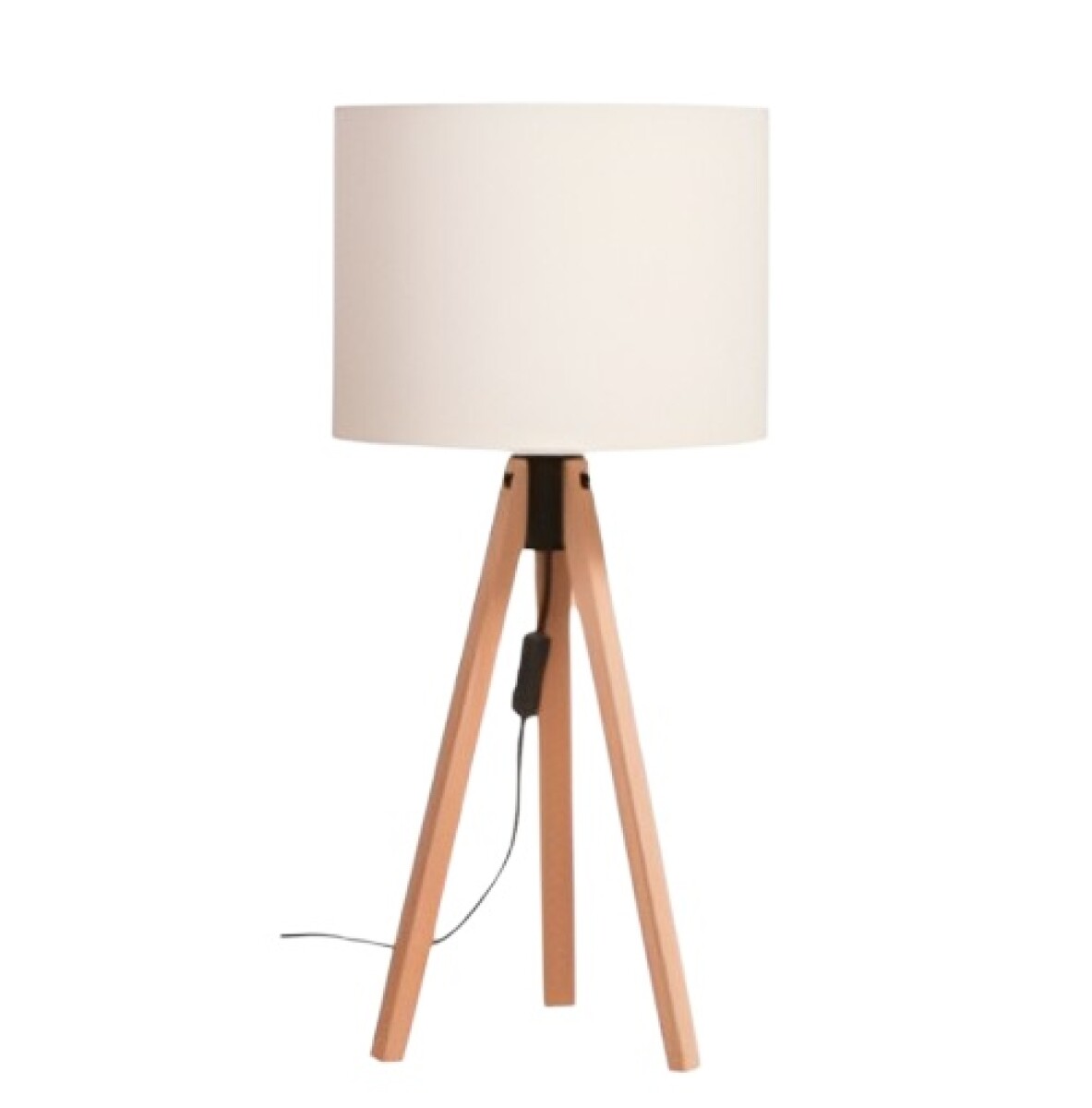 VELADOR DE MESA TRIPPE ECONOMY NATURAL E27 PANT. LINO CRUDO 