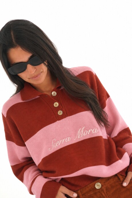 Heritage Sweater Terracota / Salmón
