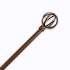 VARA METAL BRONCE P/CORTINA 218-304.8CM Unica