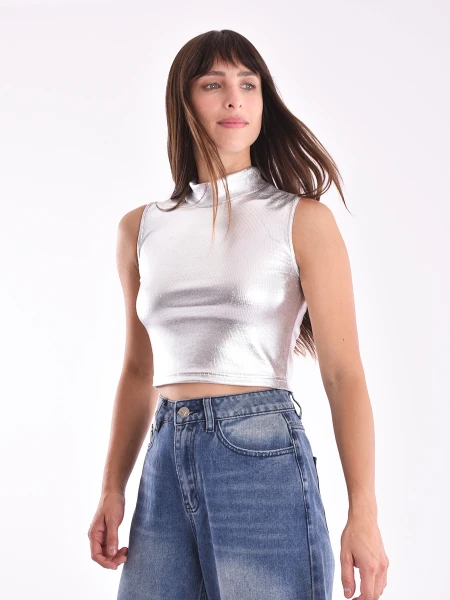 TOP SAL PLATEADO