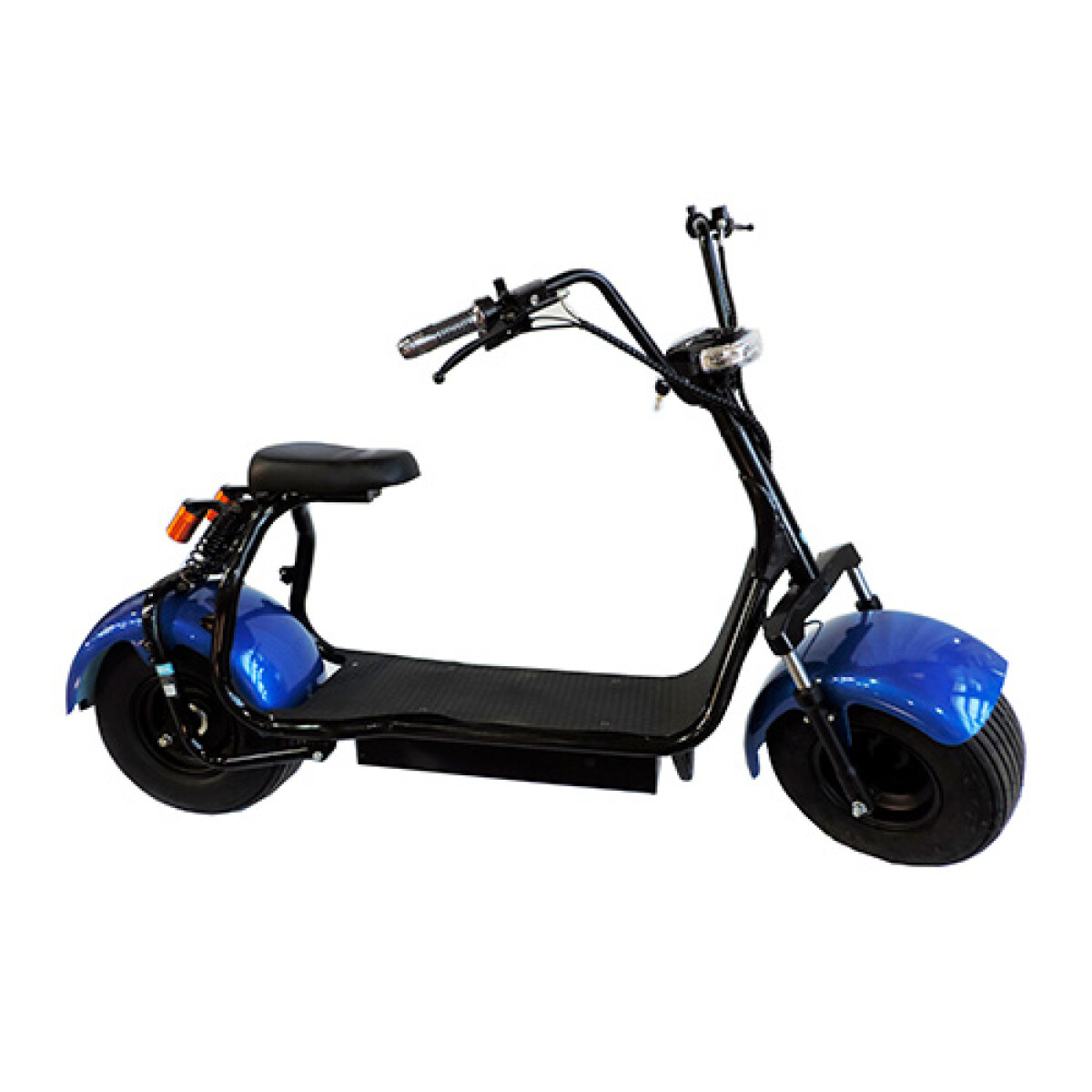 MOTO ELECTRICA CHOPPER 18" DOBLE AMORT. AZUL 