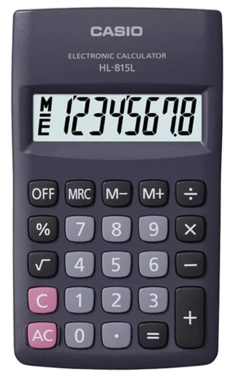 Calculadora Casio clásica HL-815LBK 