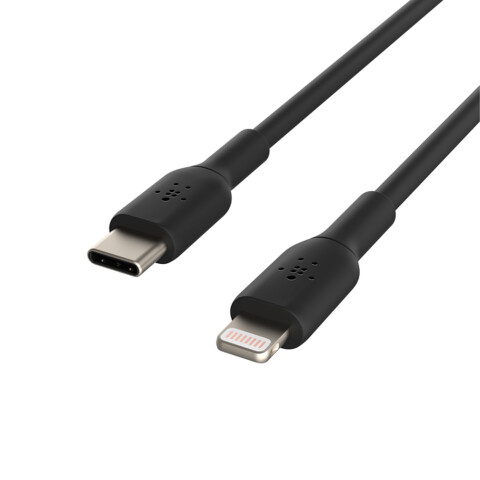 Belkin cable USB-C a Lightning 1M Black Belkin cable USB-C a Lightning 1M Black