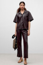 CAMISA MANGA CORTA Marron