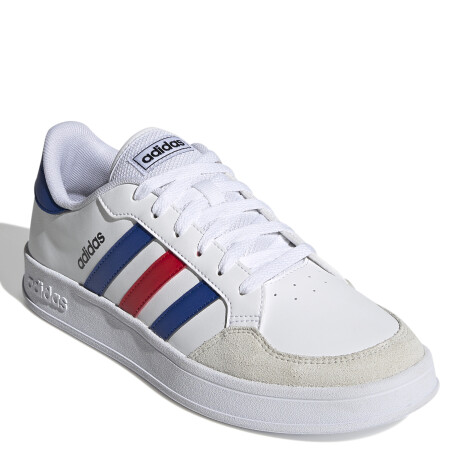 Championes de Hombre Adidas Tenis Breaknet Blanco - Gris - Azul