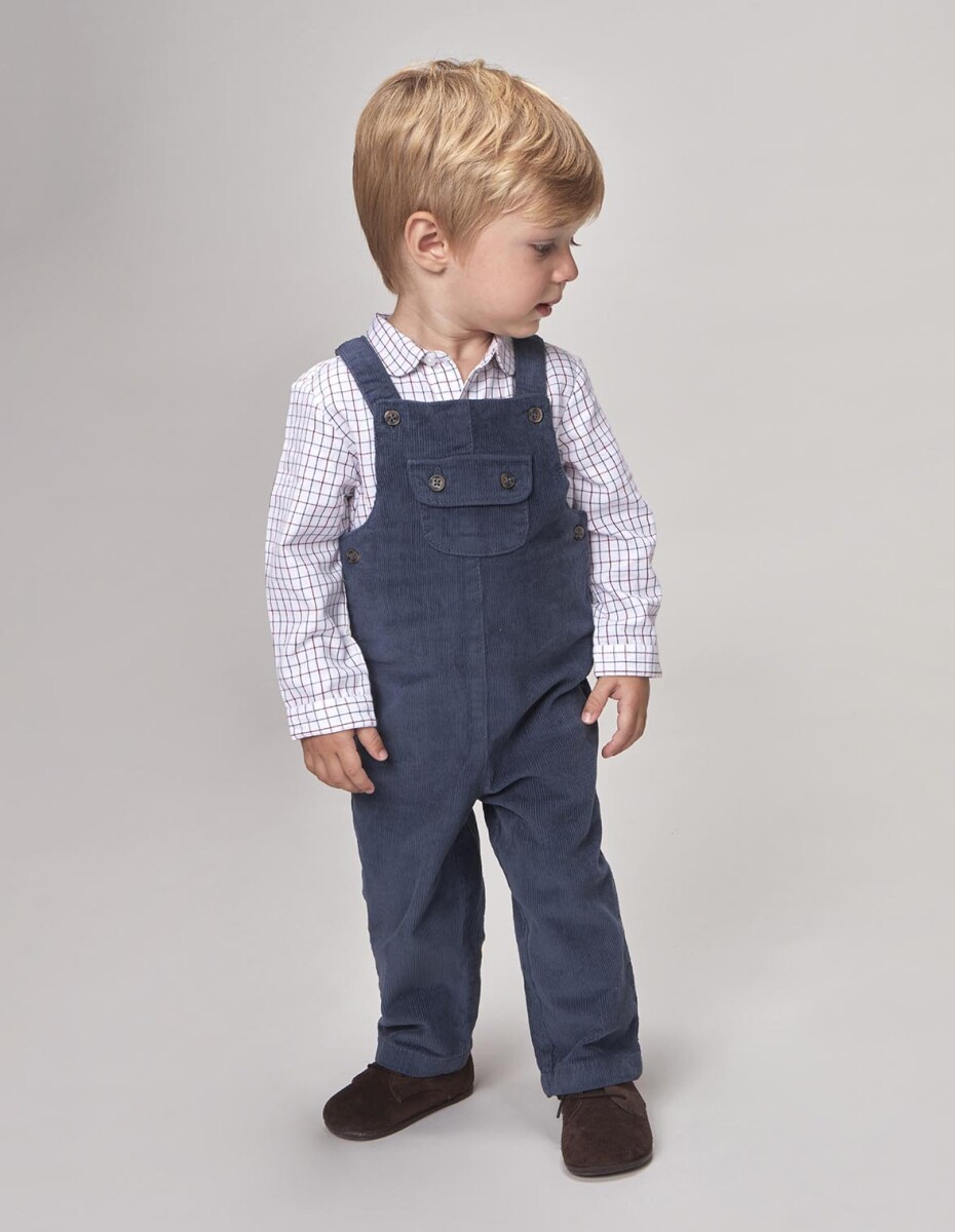 Peto Largo De Pana - Azul Medio Oscuro 