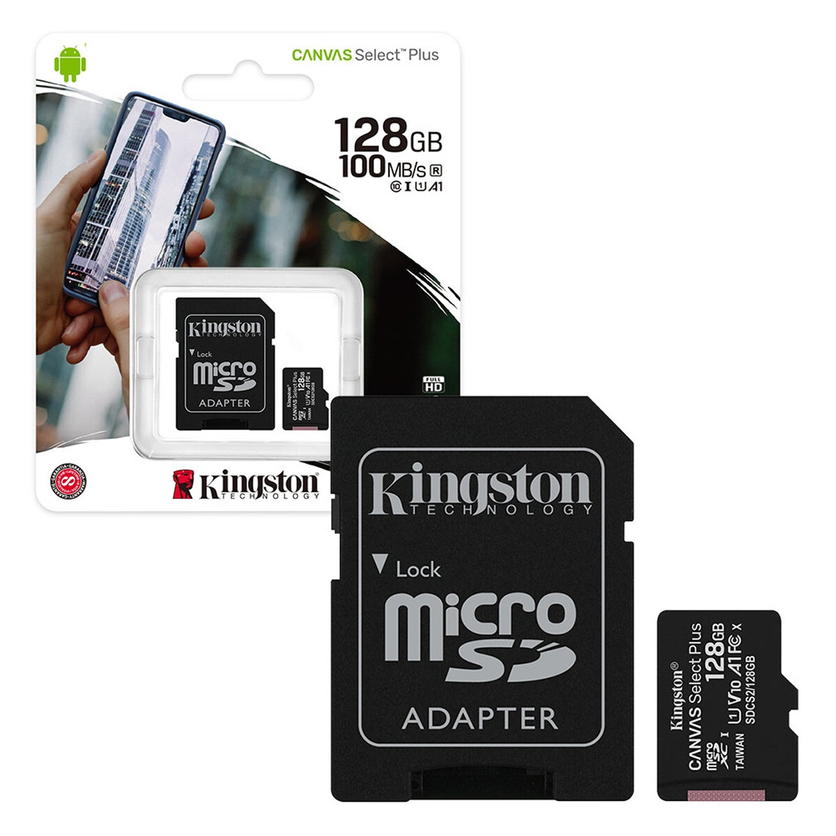 Tarjeta Microsd 128 Gb Kingston C10 - TARJETA MICRO SD 128GB KINGSTON C10 