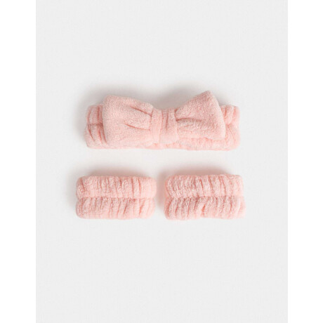 Set De Accesorios De Pelo Rosa Claro