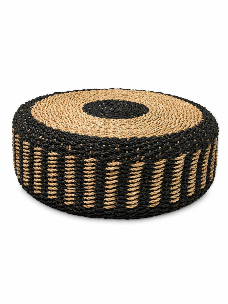 PUFF DE JUTE - MULTICOLOR 