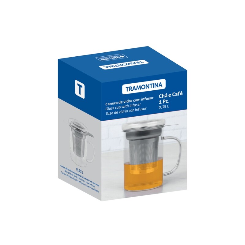 TAZA DE VIDRIO CON INFUSOR 350ML 61762/040 TAZA DE VIDRIO CON INFUSOR 350ML 61762/040