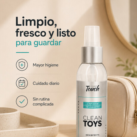 Limpiador De Juguetes Y Sanitizante Different Touch 125cc Limpiador De Juguetes Y Sanitizante Different Touch 125cc