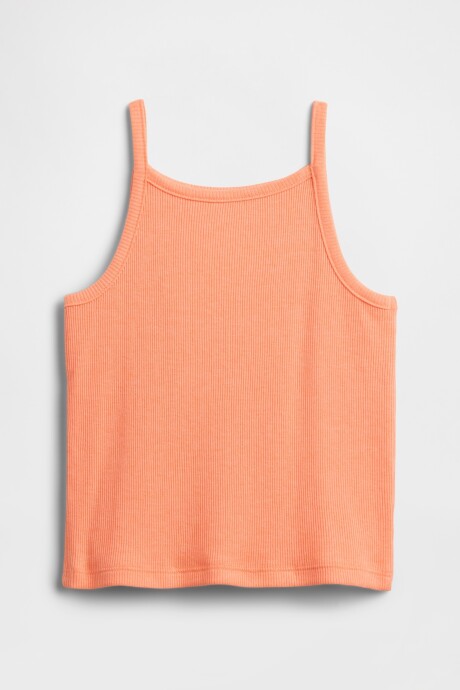 Musculosa Rib Toddler Niña Orange Kiss Neon