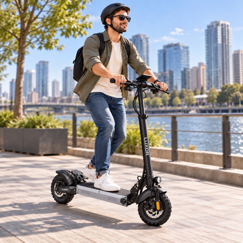 Monopatin electrico Luxor T4PLUS-B 800w 45 km/h Monopatin electrico Luxor T4PLUS-B 800w 45 km/h
