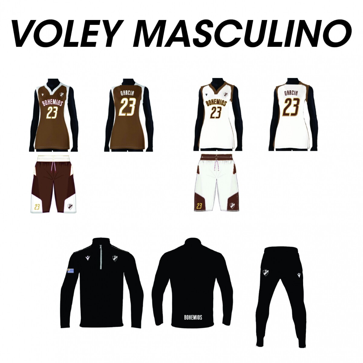 CONJUNTO VOLEY MASCULINO BOHEMIOS CONJUNTO VOLEY MASCULINO BOHEMIOS