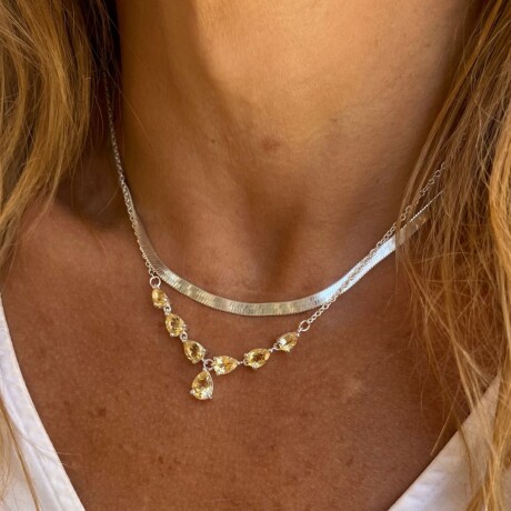 Collar Verano Citrino - Plata 925 Collar Verano Citrino - Plata 925