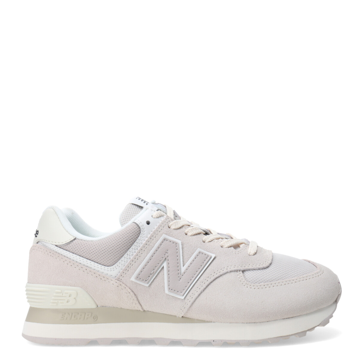 Championes de Mujer New Balance 574 New Balance - Natural - Gris - Blanco 