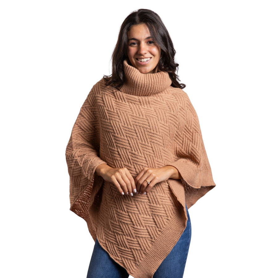 CHERRY PONCHO CAMEL
