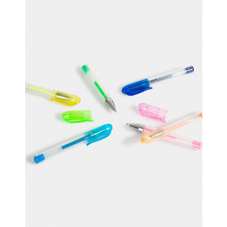 Set De Lapiceras ''snoopy'' Combinacion Multicolor