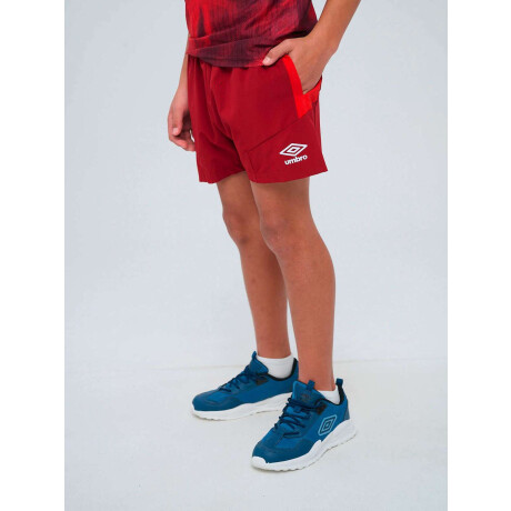 Short De Entrenamiento Trace de Niños Rojo
