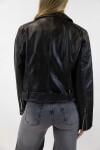 Chaqueta Cuero Negro