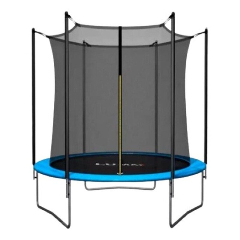 Cama Elástica c/Protección 1.83m - Red Seguridad Premium Negro