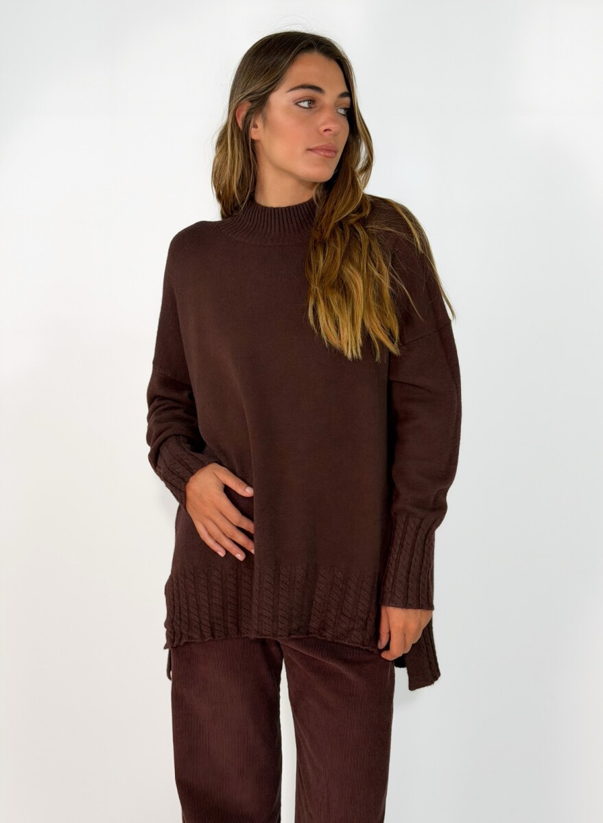 SWEATER SARELA - CHOCOLATE 