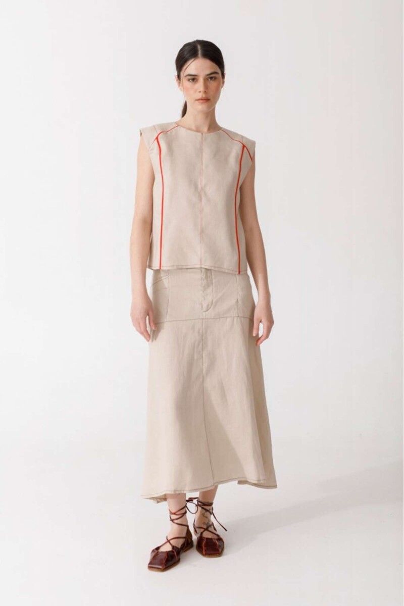 Pre Venta Blusa Rucu - Beige 