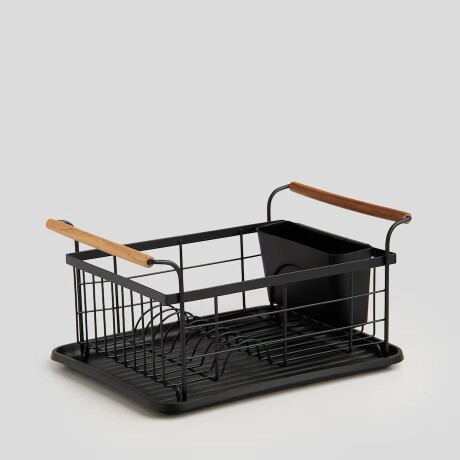 Escurridor de Platos Metálico con Base de Plástico 44cm x30cm x 20cm Escurridor de Platos Metálico con Base de Plástico 44cm x30cm x 20cm