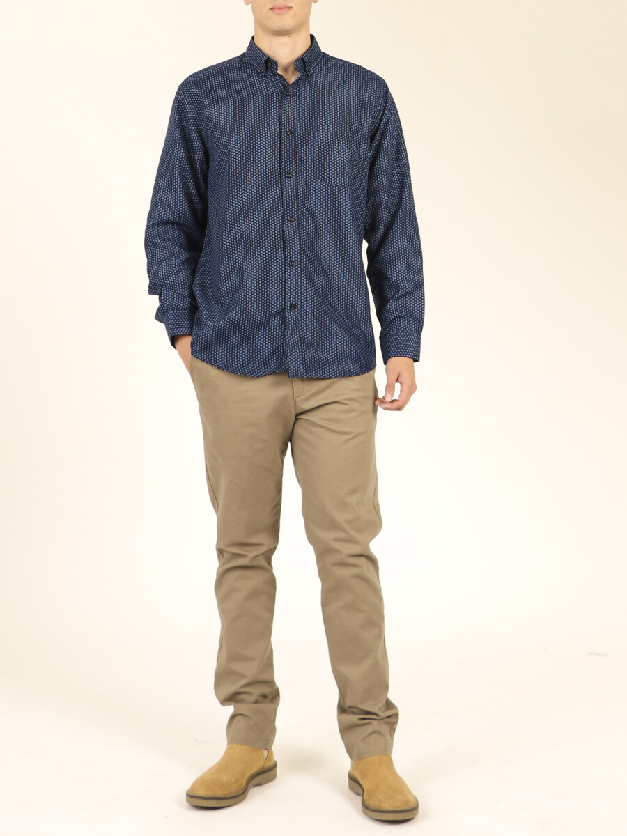 Camisa Harrington Urban - Azul Oscuro 