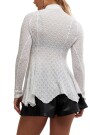 JANEY LACE TOP Marfil
