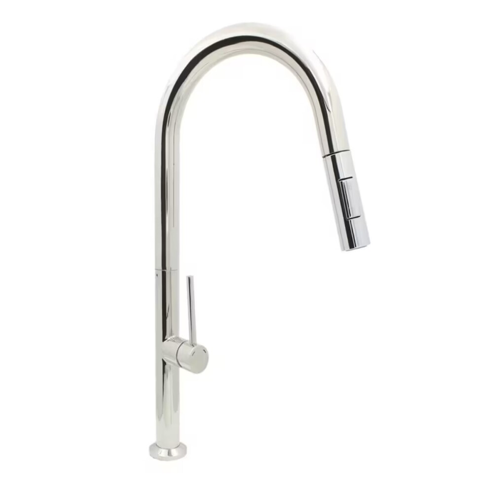 Grifería de cocina Monocomando de mesada extensible Zenda cromado Brillante Grifería De Cocina Monocomando De Mesada Extensible Zenda Cromado Brillante