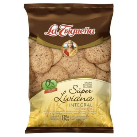 GALLETA SUPER LIVIANA INTEGRAL LA TRIGUEÑA 220G GALLETA SUPER LIVIANA INTEGRAL LA TRIGUEÑA 220G