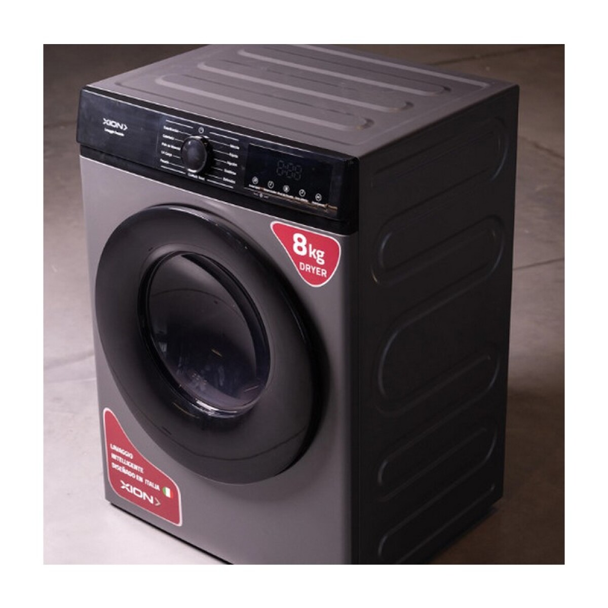 SECARROPAS XION 8KG GRIS CARGA FRONTAL 
