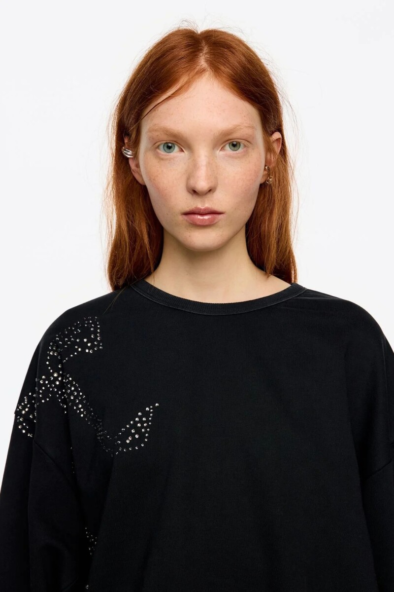 SUDADERA Negro