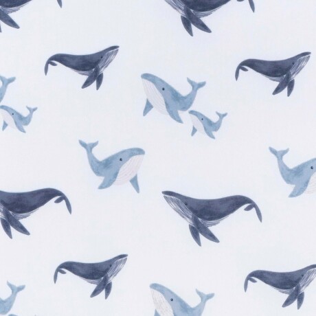 Sabana bajera ajustable para cunas Whales