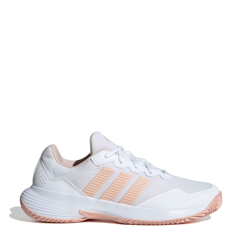 Championes de Mujer Adidas Game Court 2 Blanco - Rosado