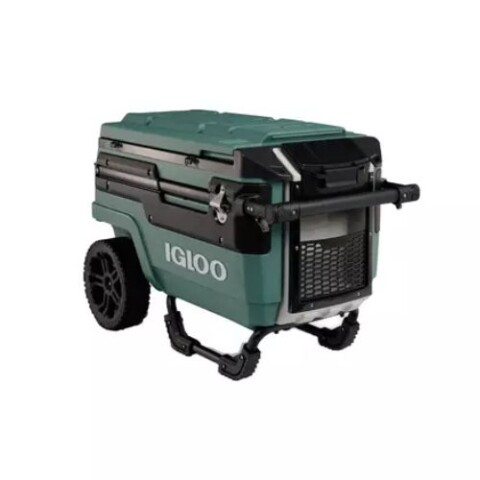 Conservadora Igloo 66 litros Trailmate Journey c/ ruedas Verde