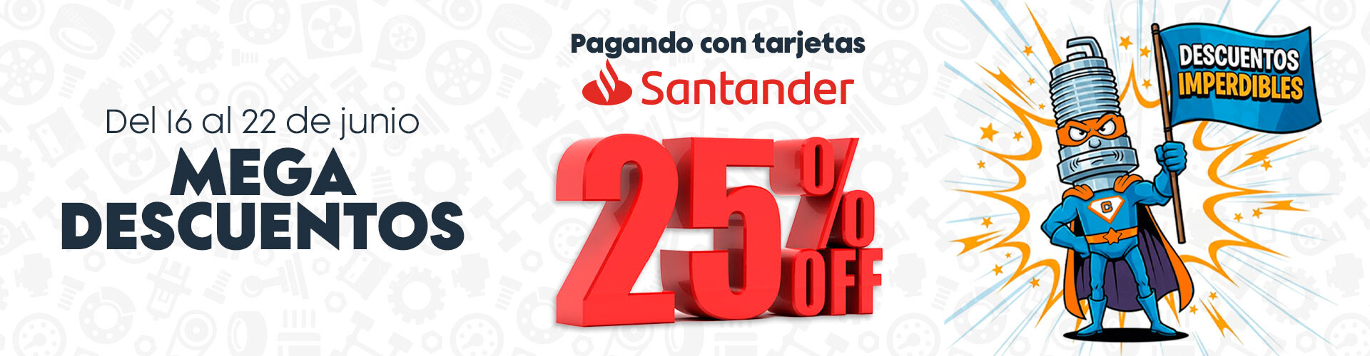 25% DE DESCUENTO SANTANDER
